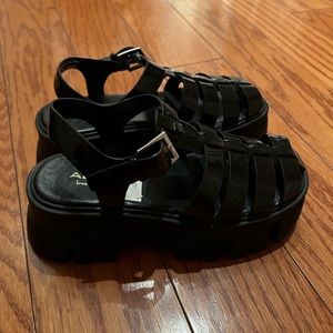 Black Fisherman Sandals from Aldo